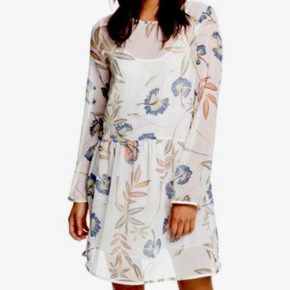 Roxy Cream Bell Sleeve Sundress for Wedding Guests